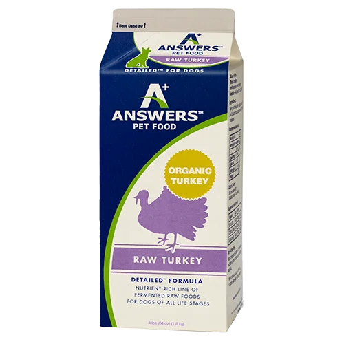 Answers Detailed Dog Frozen Raw Food Carton Turkey